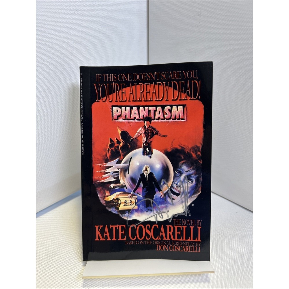 2002 Phantasm Kate Coscarelli Novel Novelization Book Signed Don Coscarelli Rare